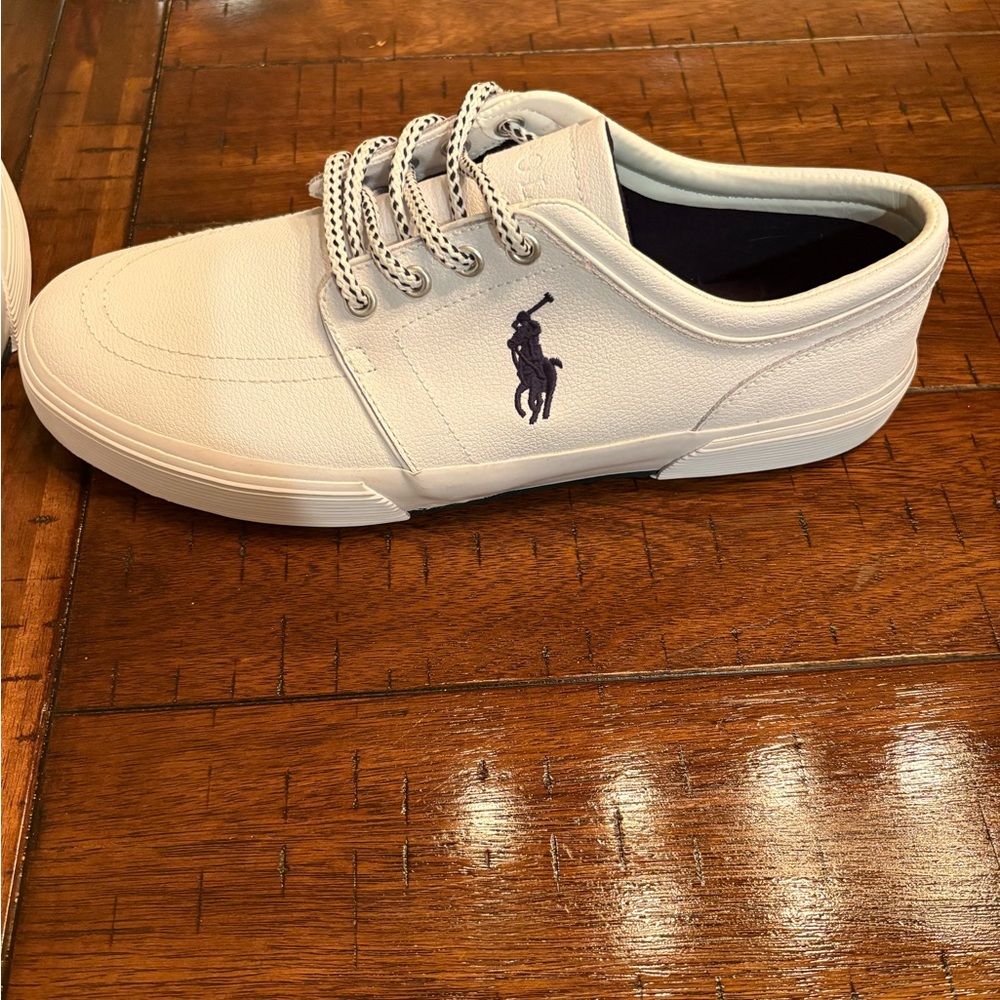 Polo by Ralph Lauren Men’s Sz 10 - Faxon Sport Leather - Picture 2 of 8